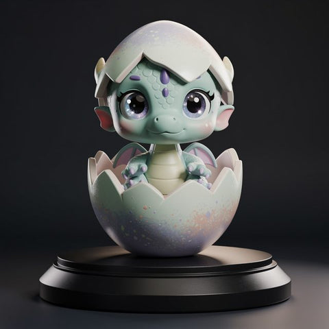 Chibi style model generated by Shape Cast