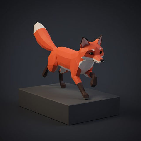 Low poly style model generated by Shape Cast